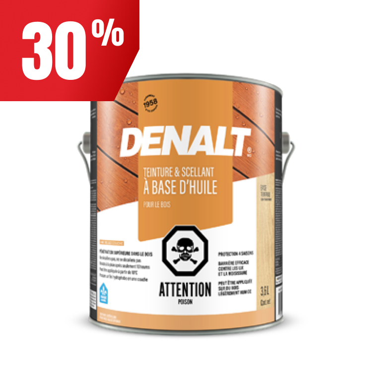 Économisez 30 % sur les teintures à l’huile.