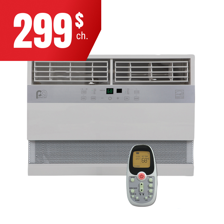 Climatiseur mural 10 000 BTU à 299 $.