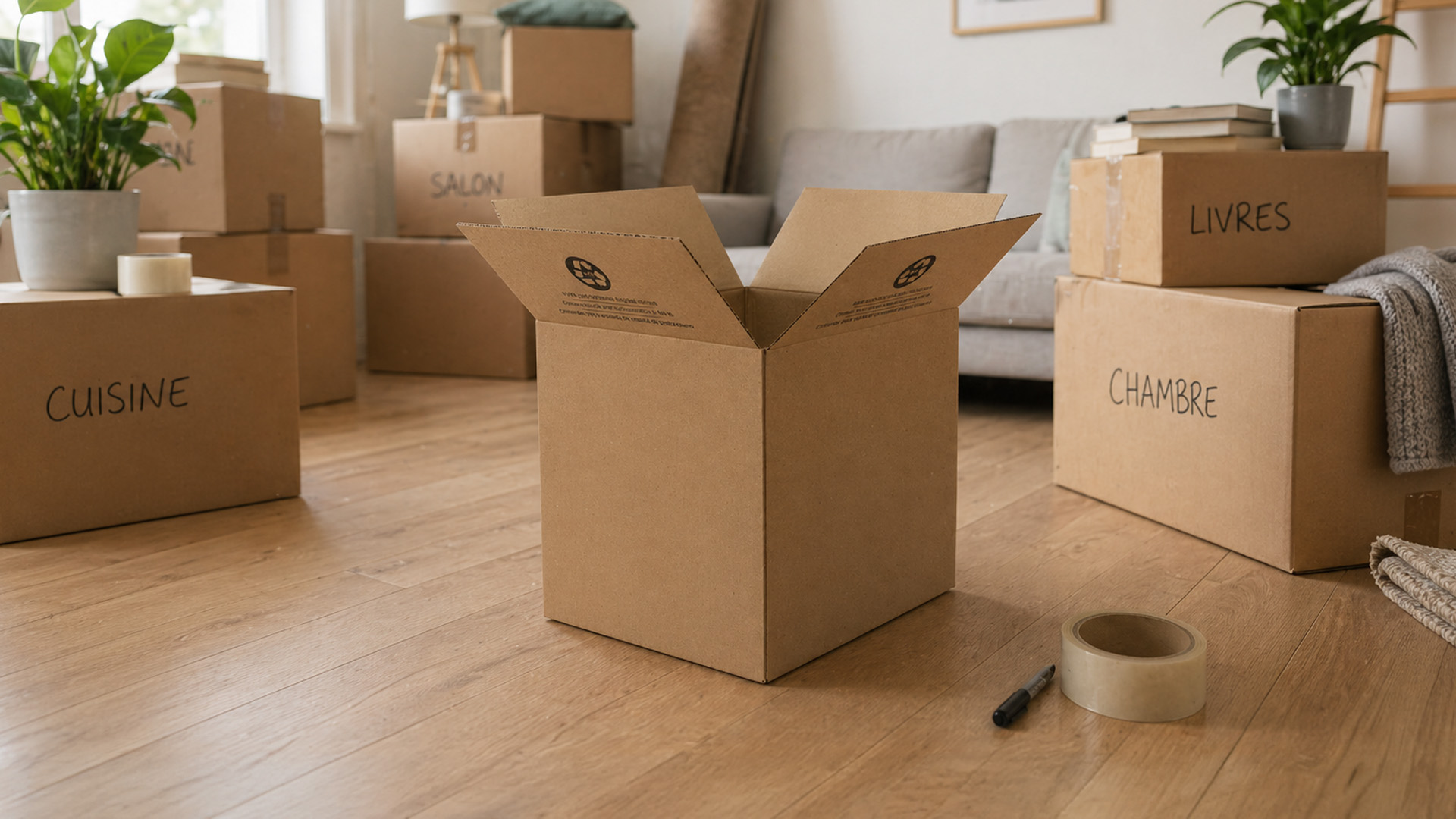 Boîtes pour déménagement