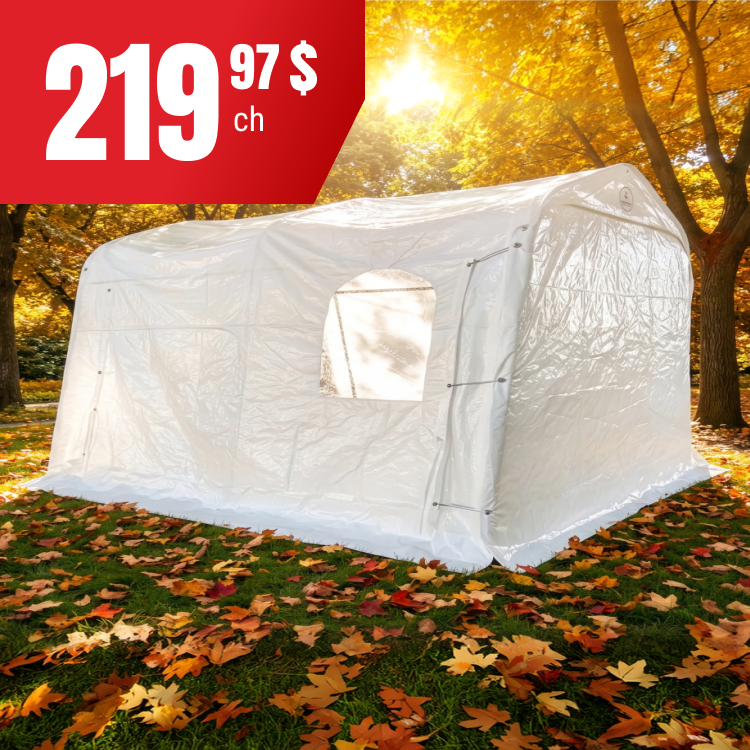 Abri utilitaire 8’ x 10’ x 7’2"