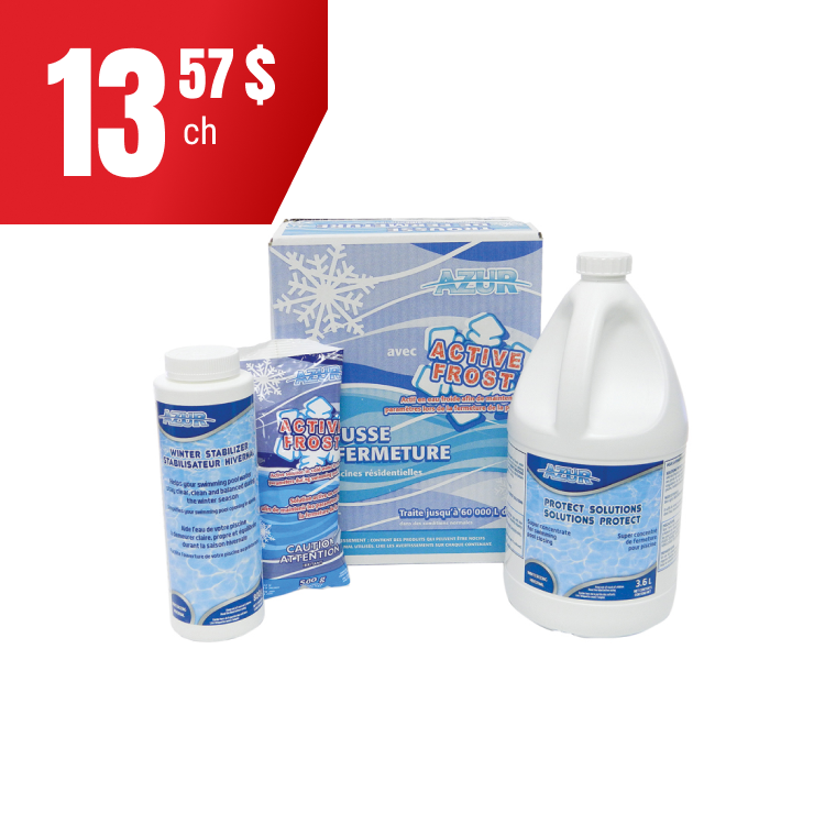 Trousse de fermeture de piscine 60 000 L.