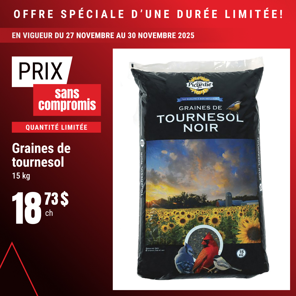 Offre spéciale d’une durée limitée!
