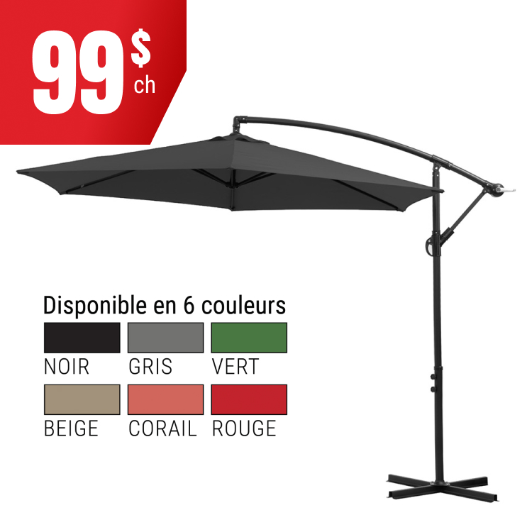 Prix sans compromis parasol à 99$!