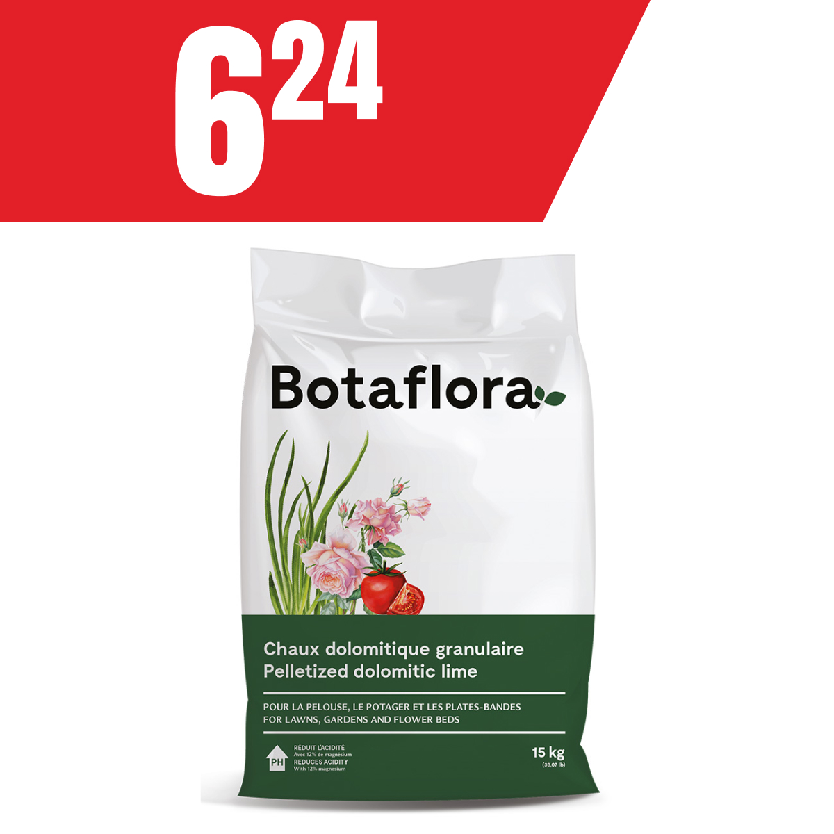 Chaux dolomitique granulaire à seulement 6,24$!