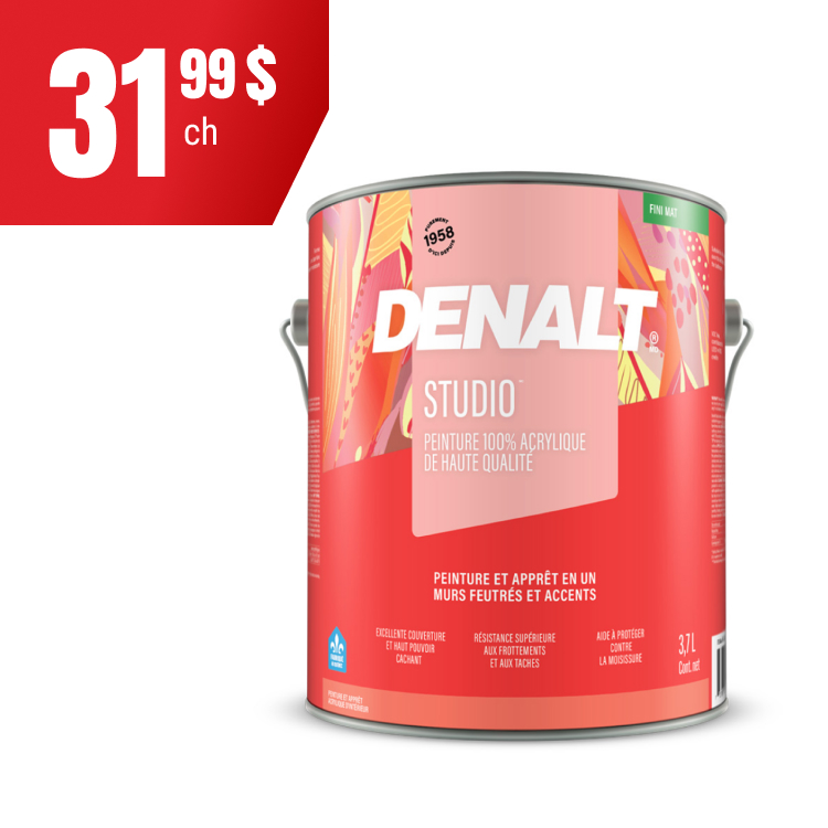 Peinture d’intérieur Studio Denalt.