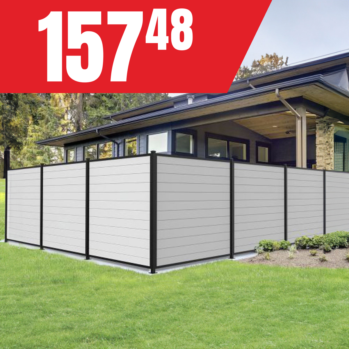 Planche de vinyle pour clôture à 157,48$!