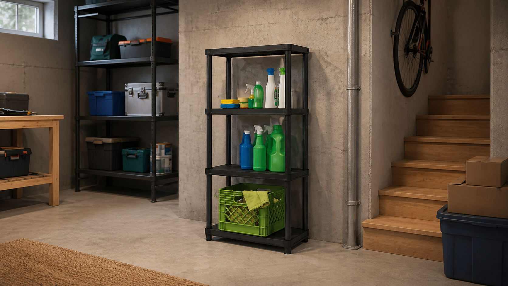 Étagères en plastique