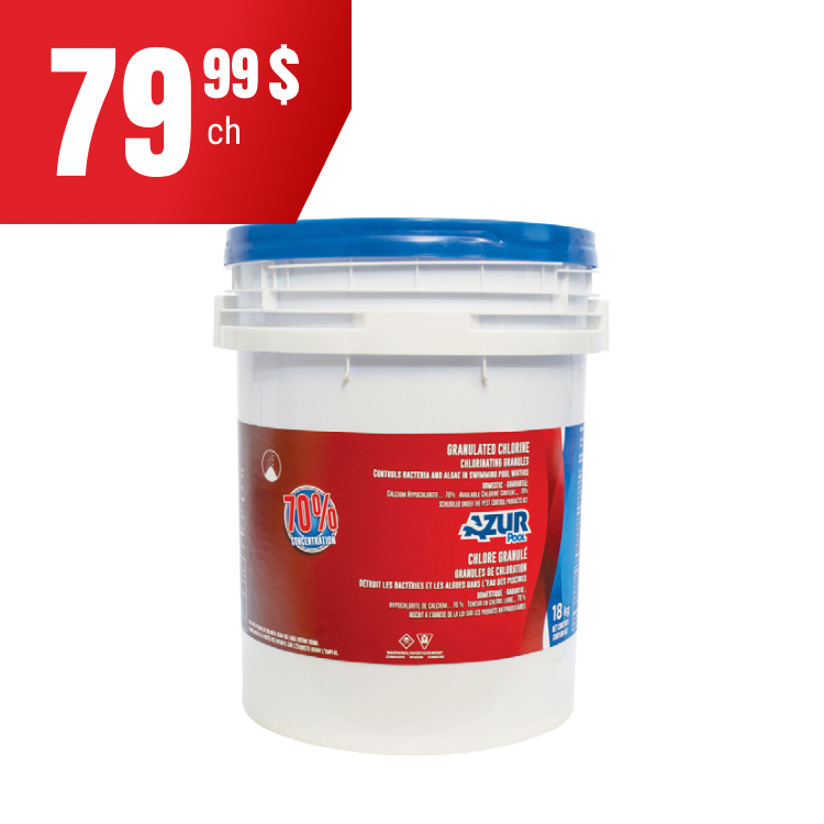 Chlore à 79,99$!