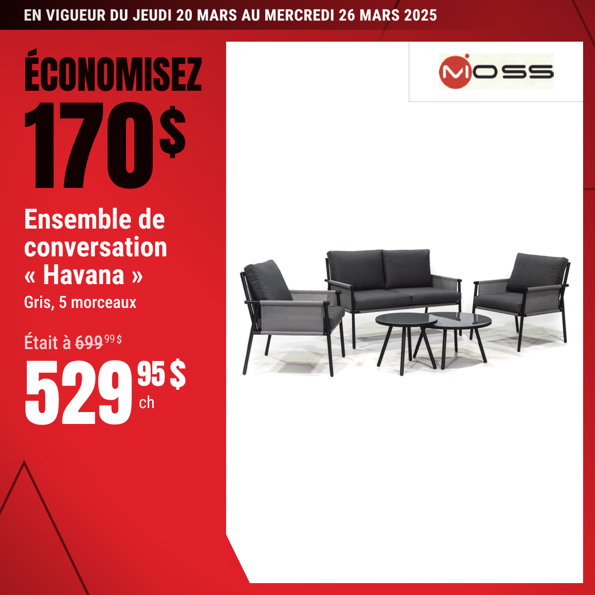 Économisez sur l’ensemble de conversation « Havana »