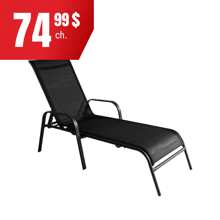 Économisez 25 $ sur la chaise longue en textilène Moss.