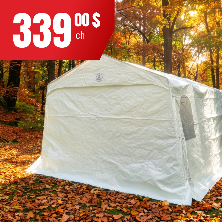 Abri d’auto, toile de 200 g/m².