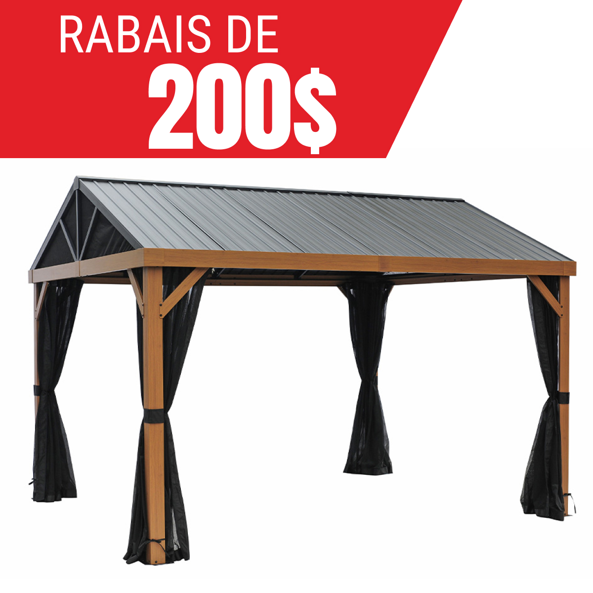 Rabais de 200$ sur l’abri-soleil Hatley!