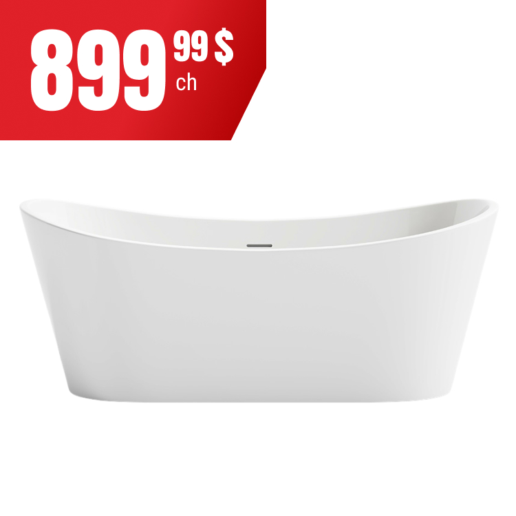 Quantité limitée : baignoire autoportante OVE Herschel à 899,99 $.