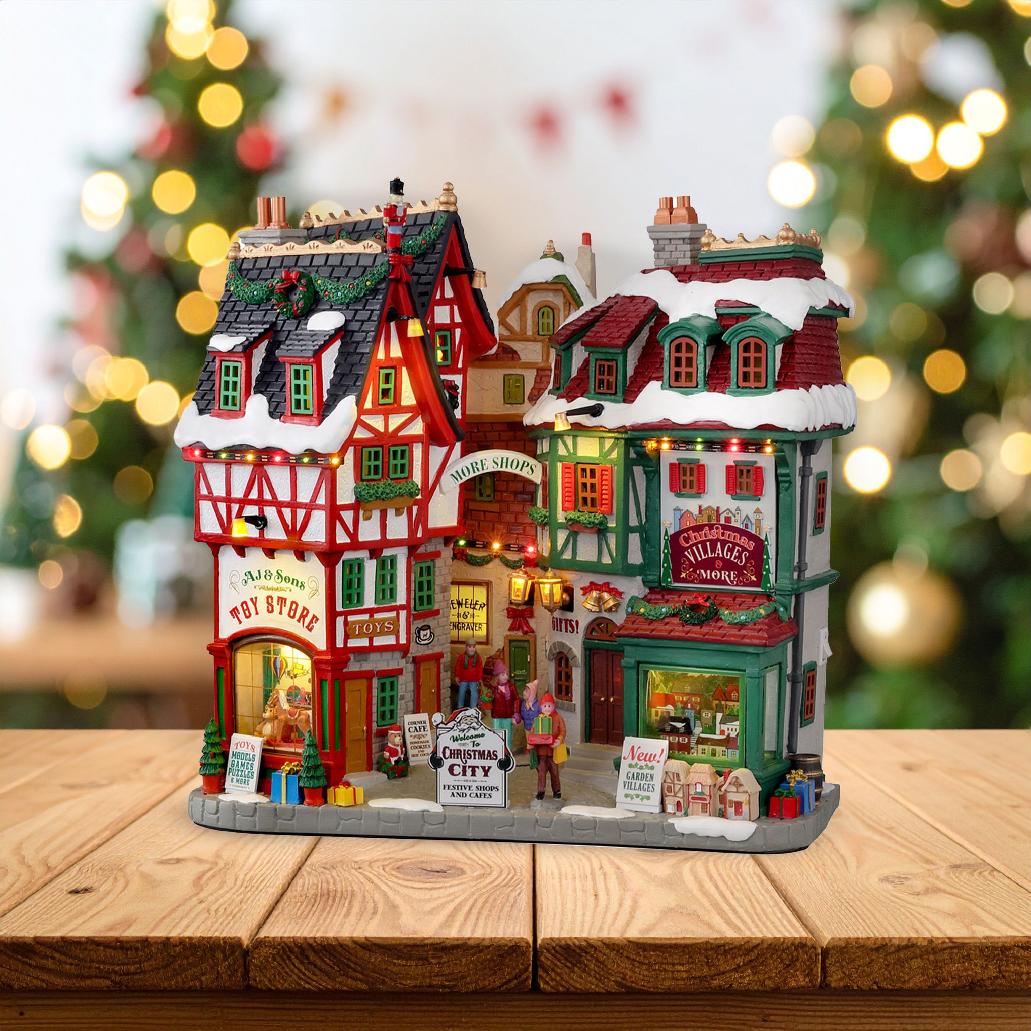 Figurine Lemax - Monstre Buvant Bière | Village De Noël