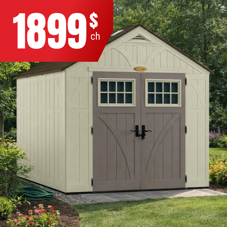 Économisez 500 $ sur la remise de rangement 8’ x 10’′ de Tremont.