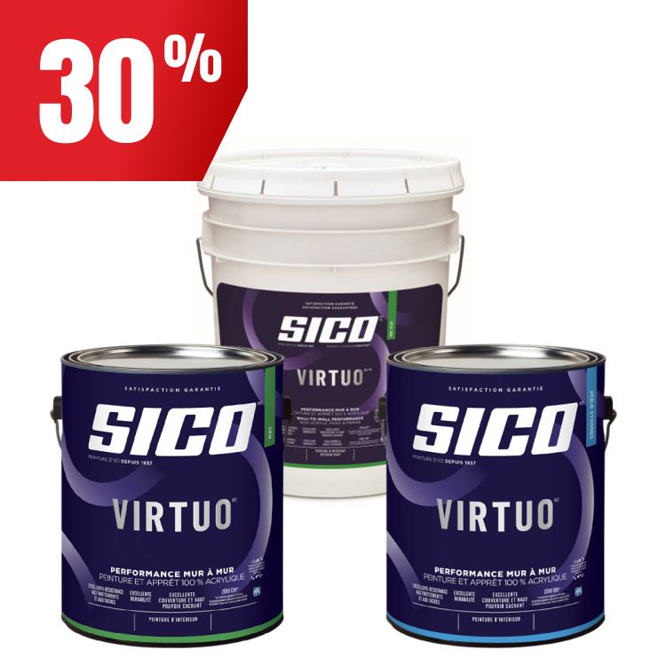  Rabais de 30% sur la peinture Virtuo!