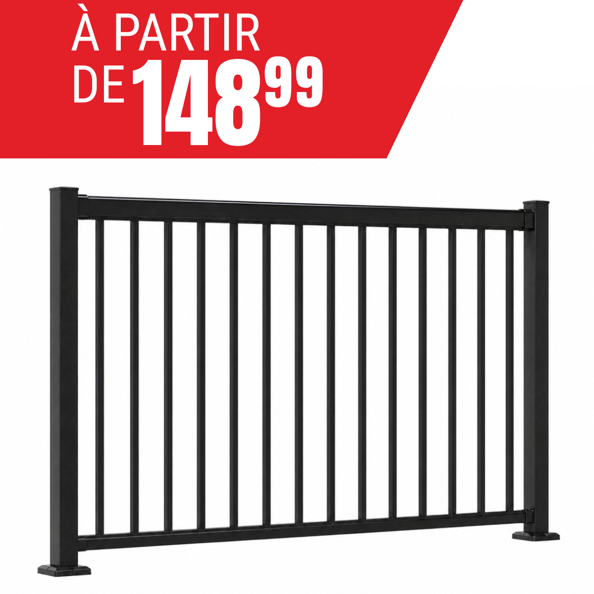 À partir de 148,99$ sur les rampes ProFormance en aluminium!
