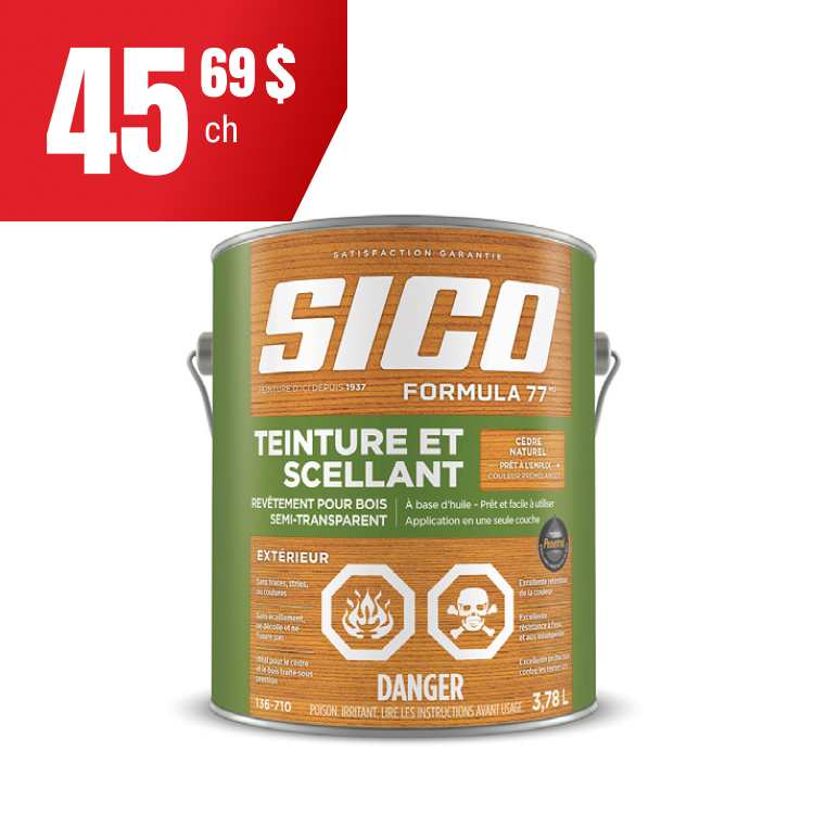 Prix sans compromis 45,69$ sur les teintures Formula 77!