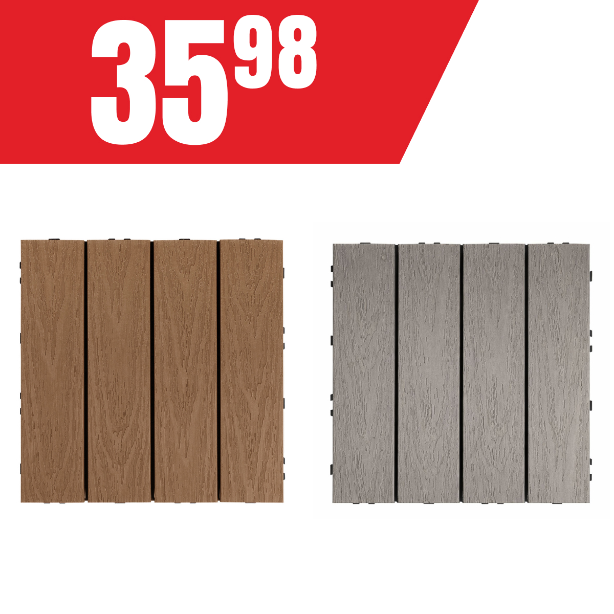 Tuile de composite à seulement 35,98$!