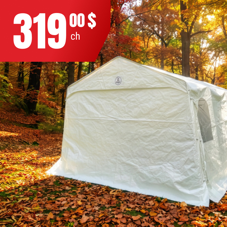 Abri d’auto, toile de 200 g/m².