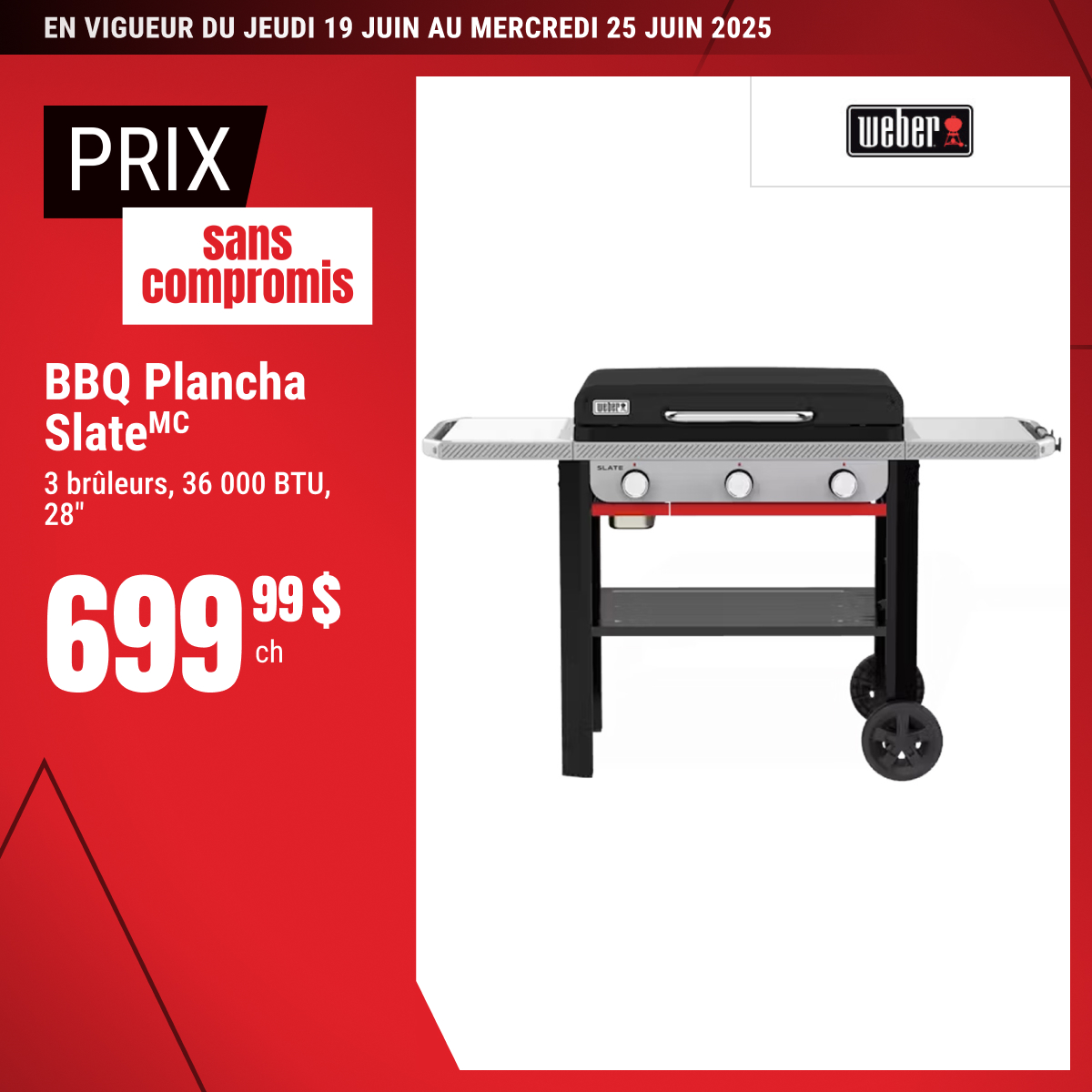 Prix sans compromis sur le BBQ Plancha sélectionné !