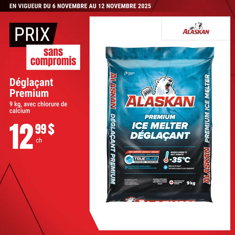 Prix sans compromis sur le déglaçant Premium sélectionné!