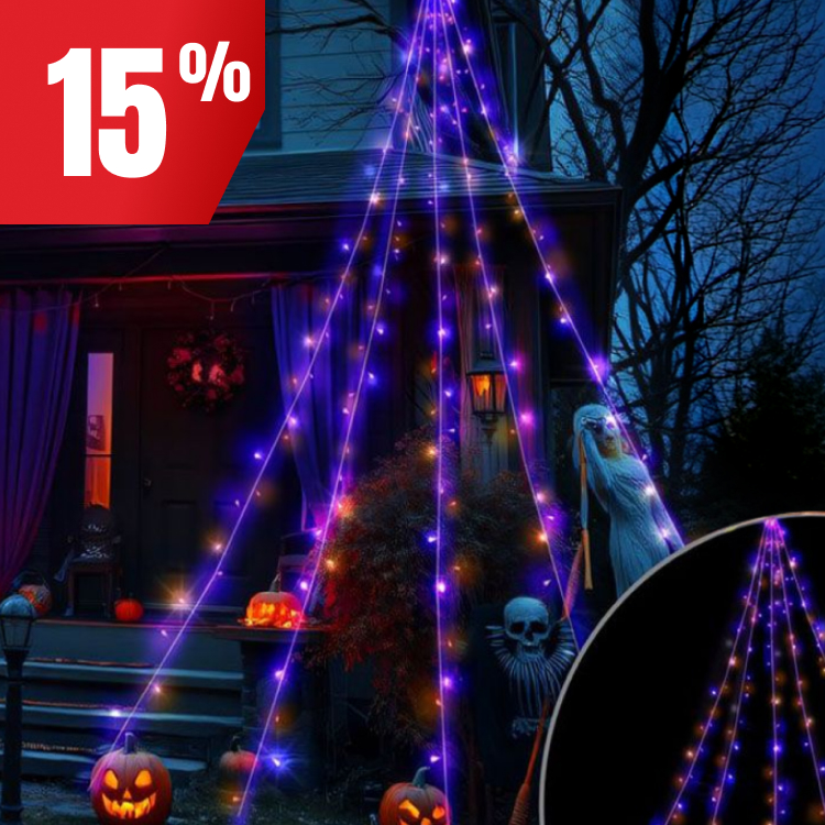 Économisez 15 % sur les squelettes et lumières d’Halloween.